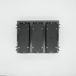 Puszka podłogowa PPZ E09 R5 194 x 252 mm na 9 gniazd do podłogi technicznej 35-50 mm pod wykładzinę 5 mm
