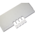 Puszka podłogowa aluminiowa z klapką GIFAS FONTO.8301-1EG w kolorze naturalnego aluminium na 8 gniazd